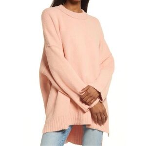 FREE PEOPLE Peaches Oversized Tunic Sweater Hi
Lo Size XS